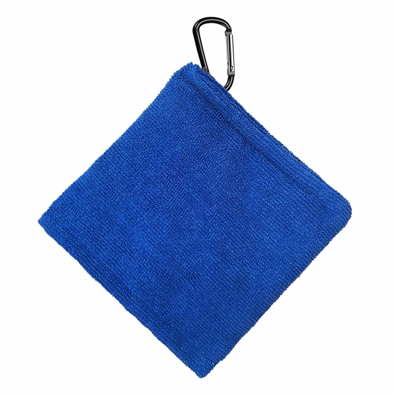 Thick Microfiber Quick Dry Golf Towel with Cleaning Clip for Outdoor Sports