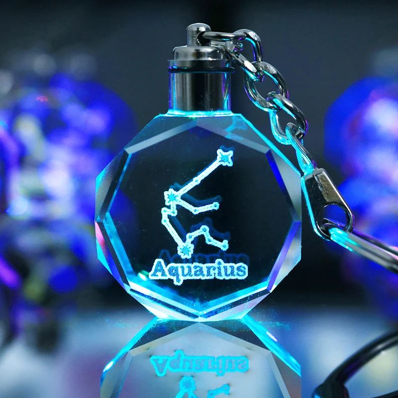 LED Crystal Keychain 1
