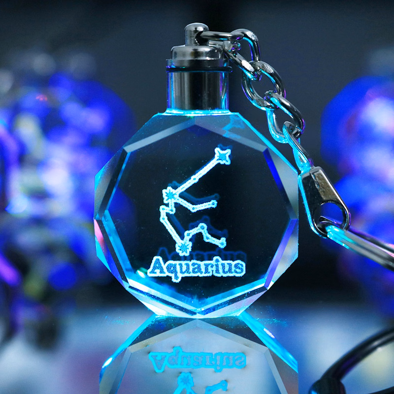LED Crystal Keychain