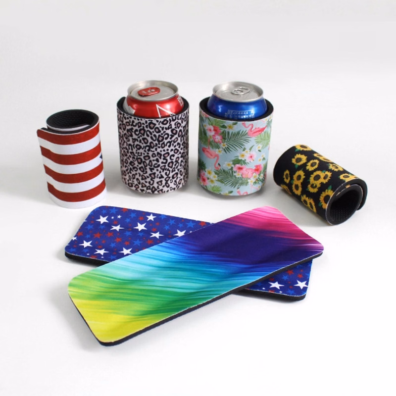 Non-slip Strong Slap Wrap Can Cooler Sleeve for Drinks