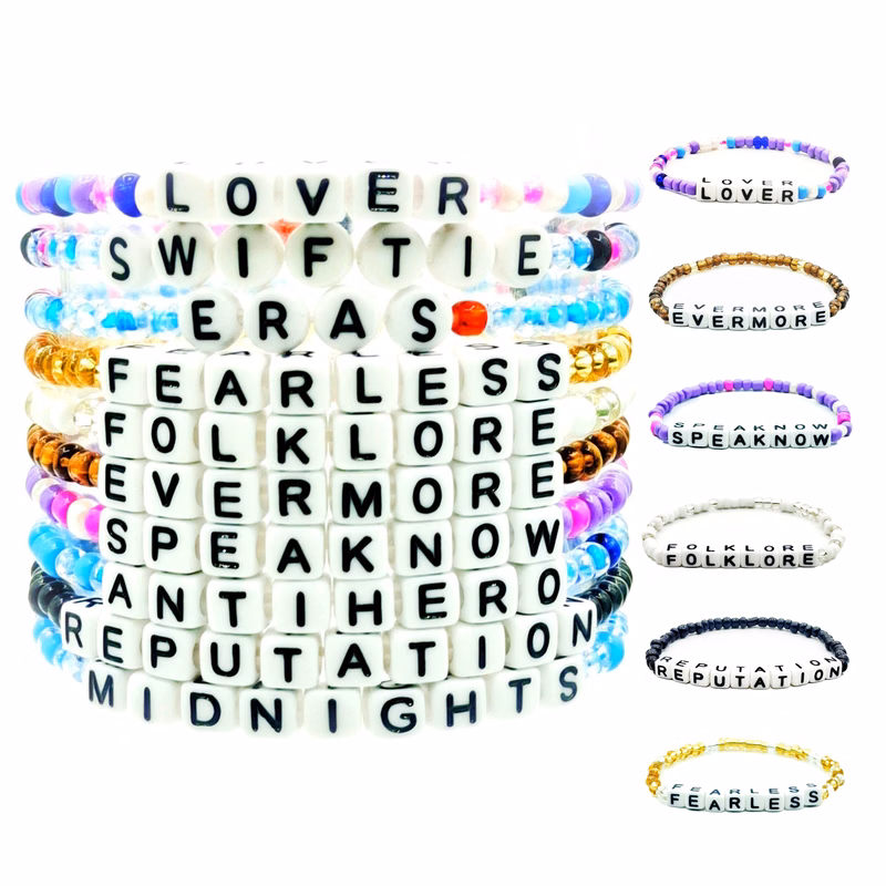 Acrylic Solid Color Rice Bead Bracelet