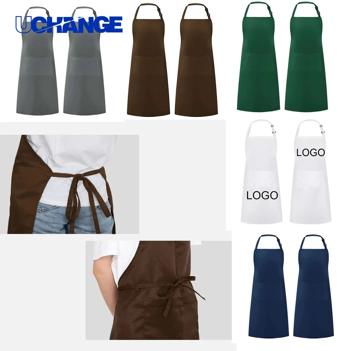 Polyester Hang-Neck Apron 1
