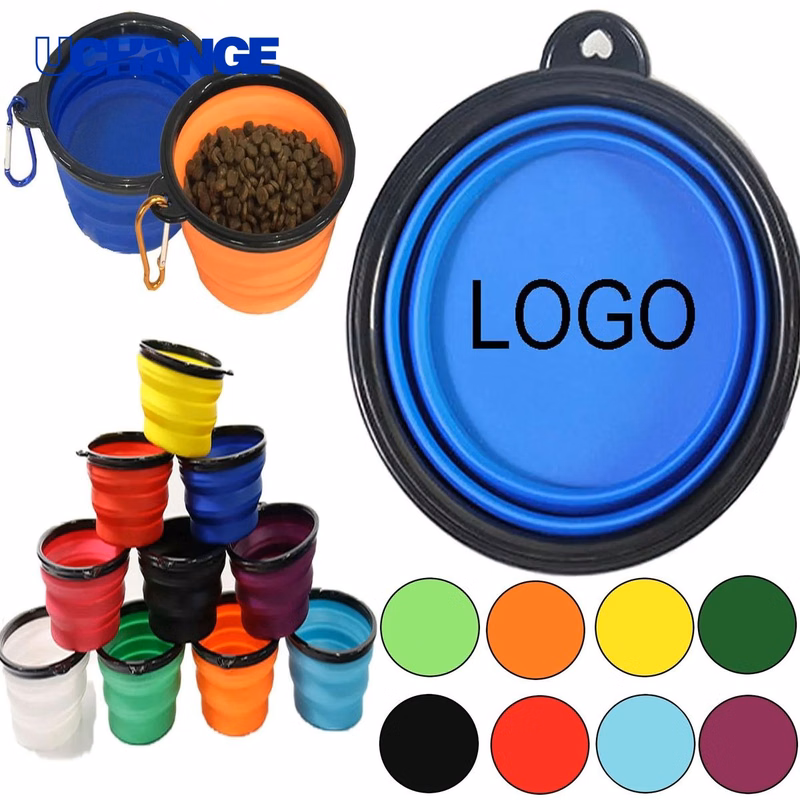 Collapsible Pet Silicone Bowl Container