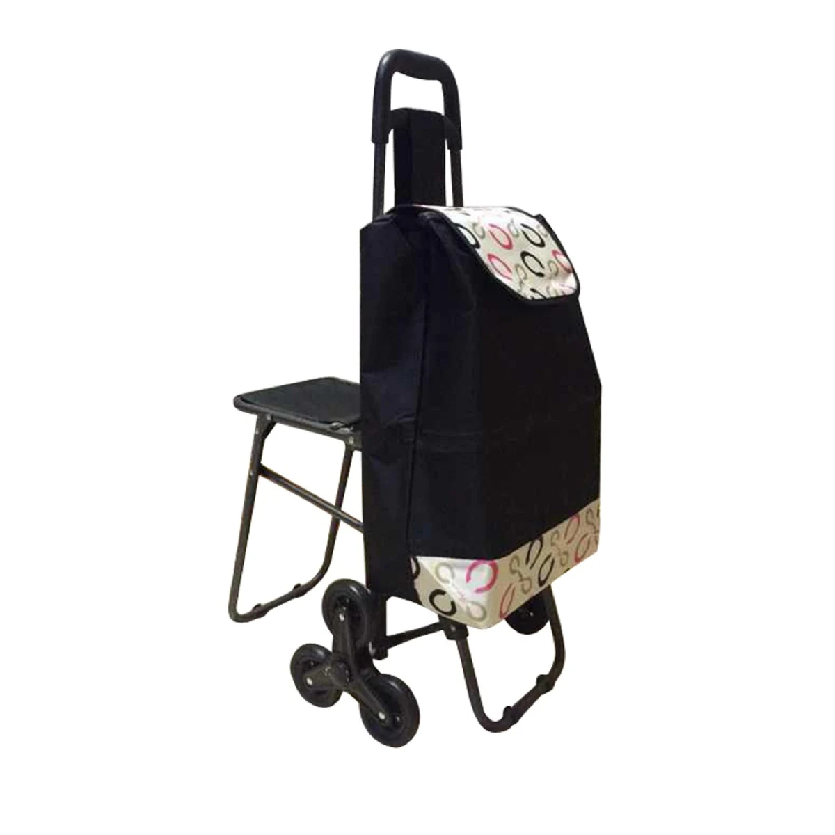 Folding Shopping Cart With Tri-wheels 1