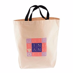 Jumbo Natural Canvas Tote Bag w/Gusset (12"x17"x7")