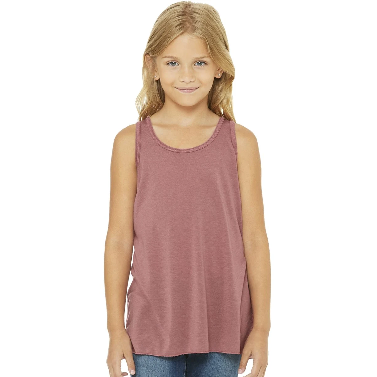 Youth Flowy Racerback Tank - 8800Y 1