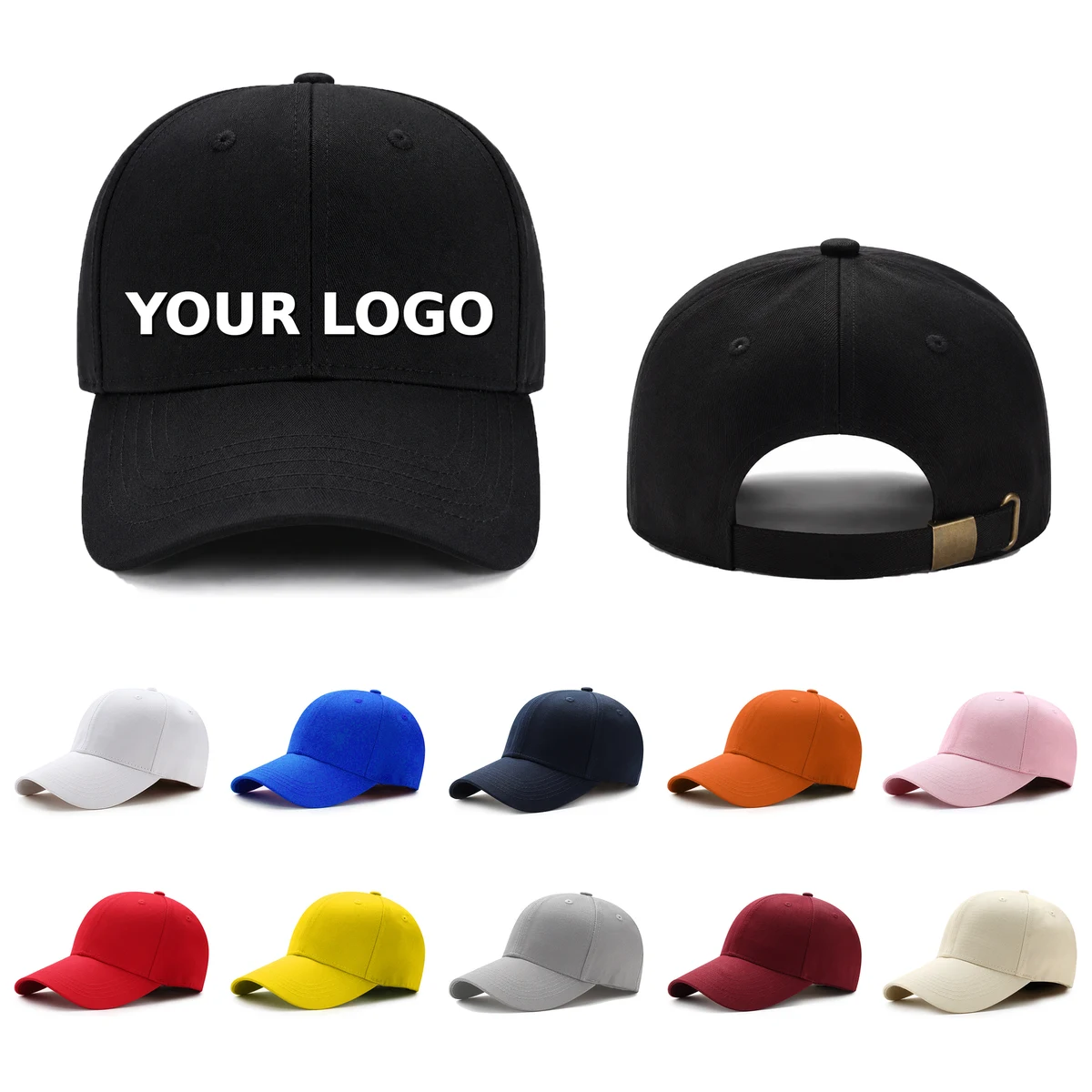 Cotton Six Panel Baseball Cap 1