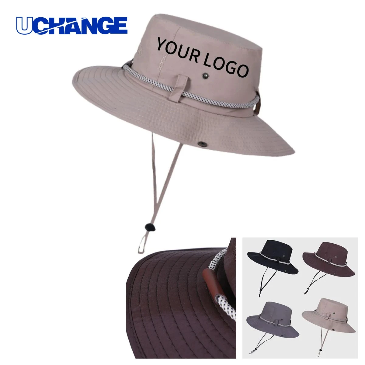 Adjustable Cowboy Style Hat Headwear for Outdoor Activities 1