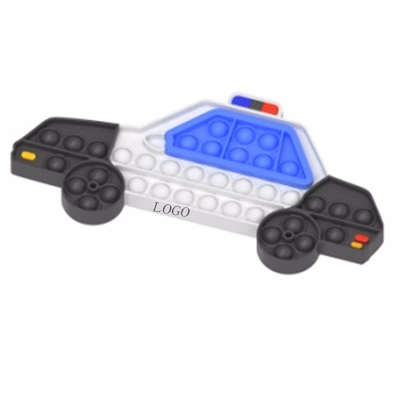 Police Car Pop Push Bubble Sensory Fidget Toys for Kids and Adult