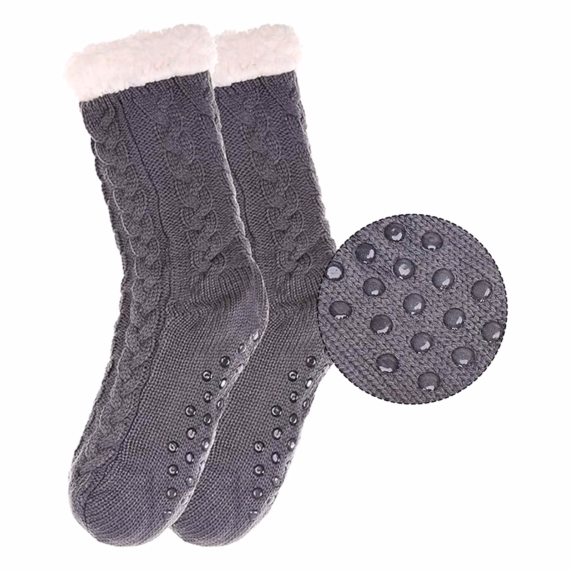 Winter Womens Non Slip Slipper Socks
