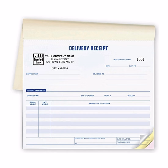 Delivery Receipts, Booked