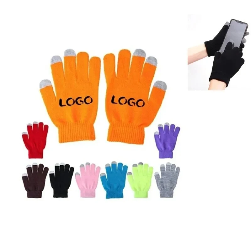 Touchscreen Knit Gloves Apparel 1