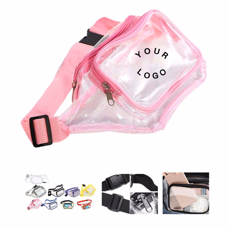 Clear PVC Waist Bag with Spacious Compartments