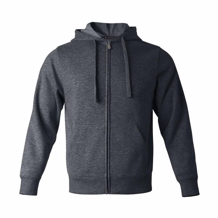 Fleece Full Zip Hoodies - Size 2XL Dk Gray
