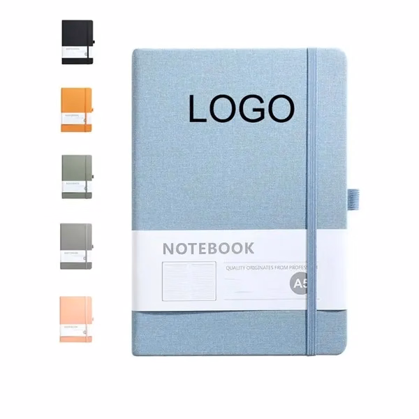 Custom A5 Journal 100 Sheets Elastic Closure — Professional Branded Notebook