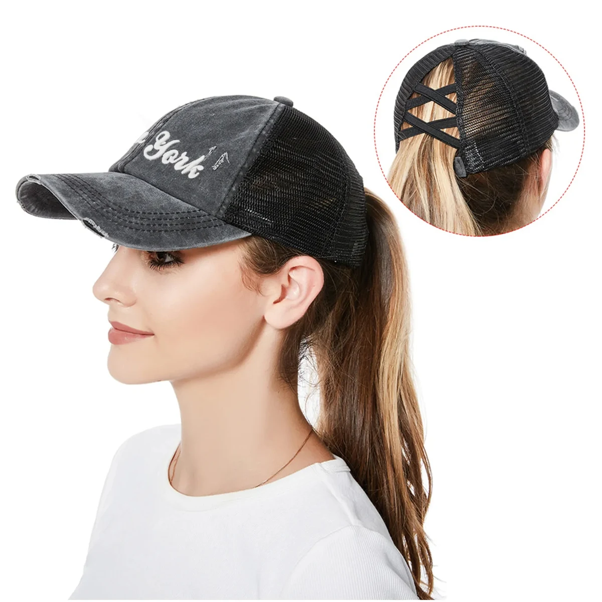 Ponytail Baseball Cap 1