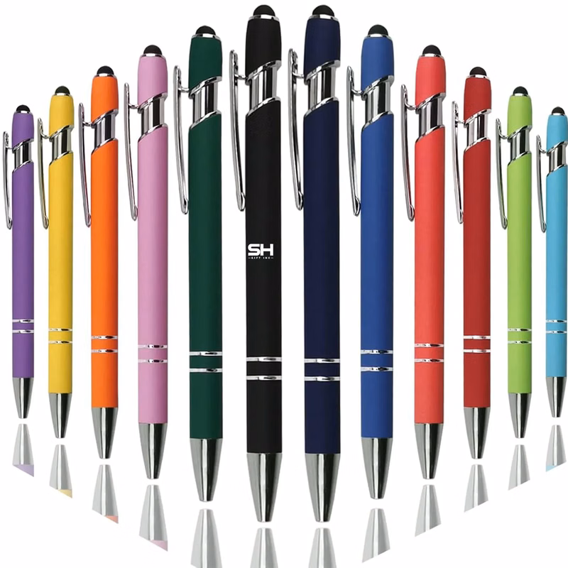 2 in 1 Stylus Metal ballpoint Pen