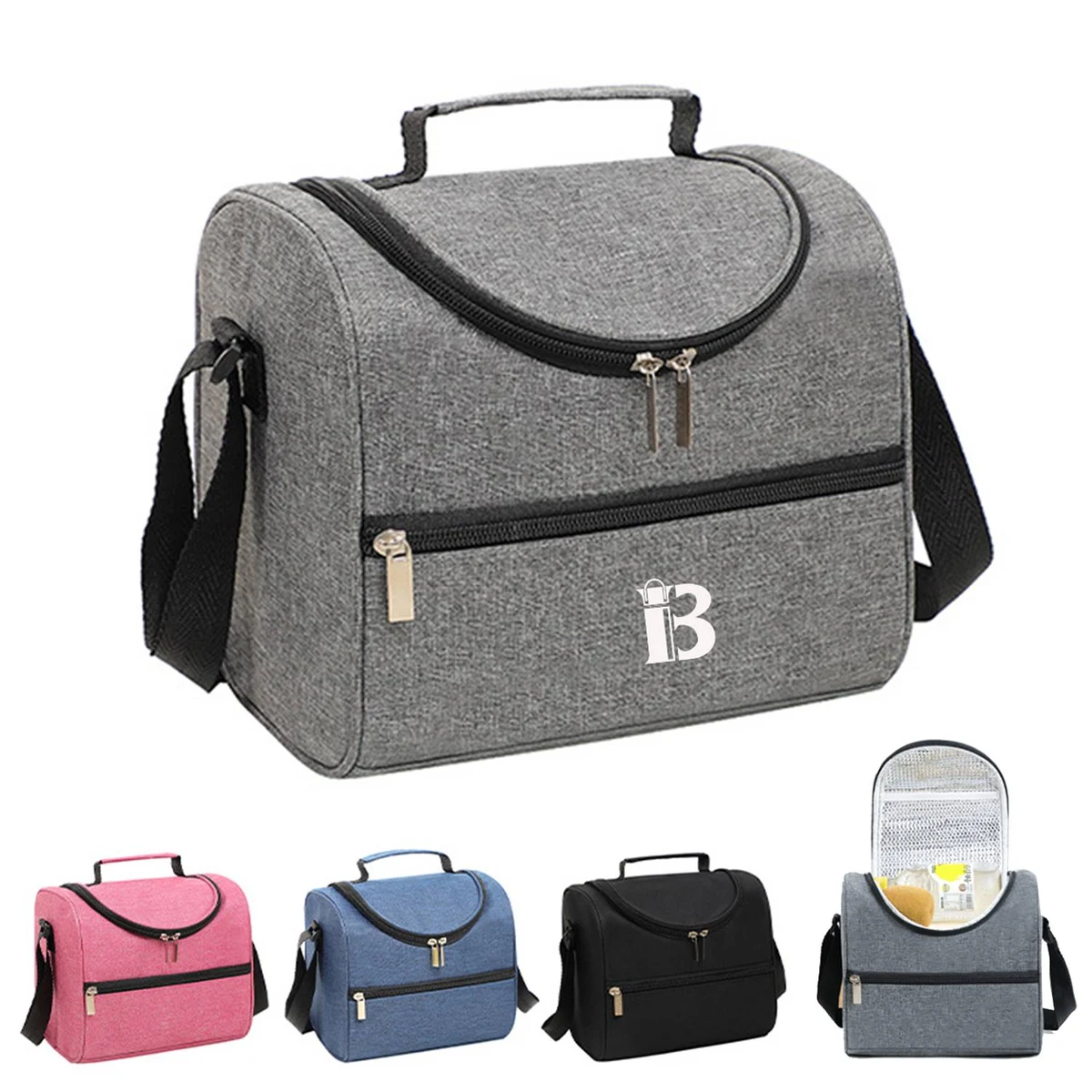 Crossbody Portable Insulated Lunch Bag 1