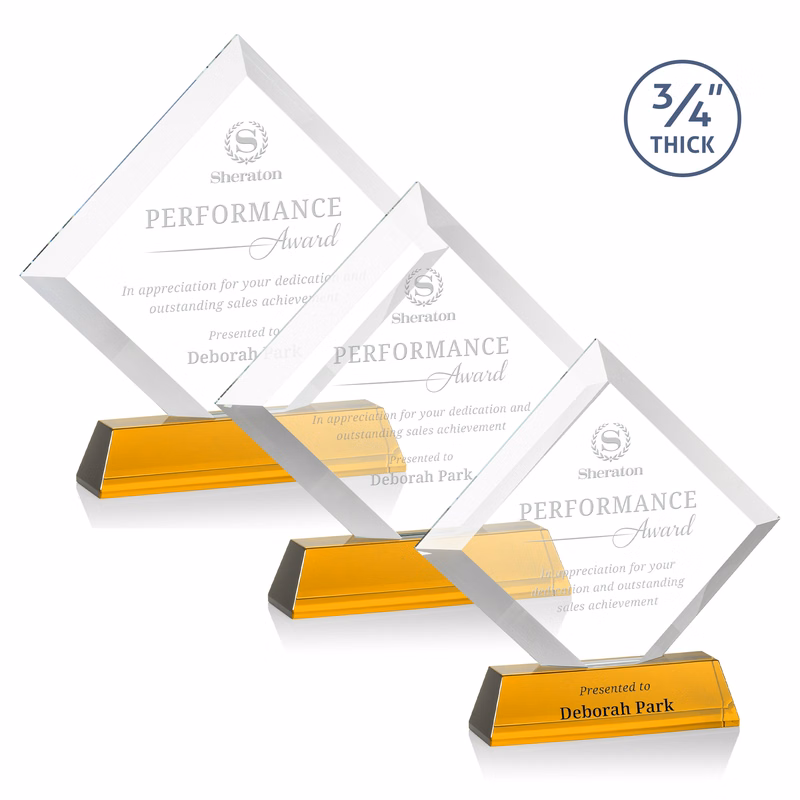 Belaire Award on Newhaven Base - Amber