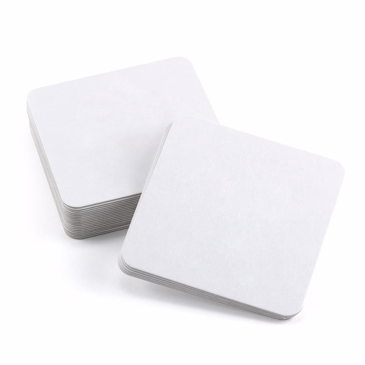 Square Coaster w/Foil Print