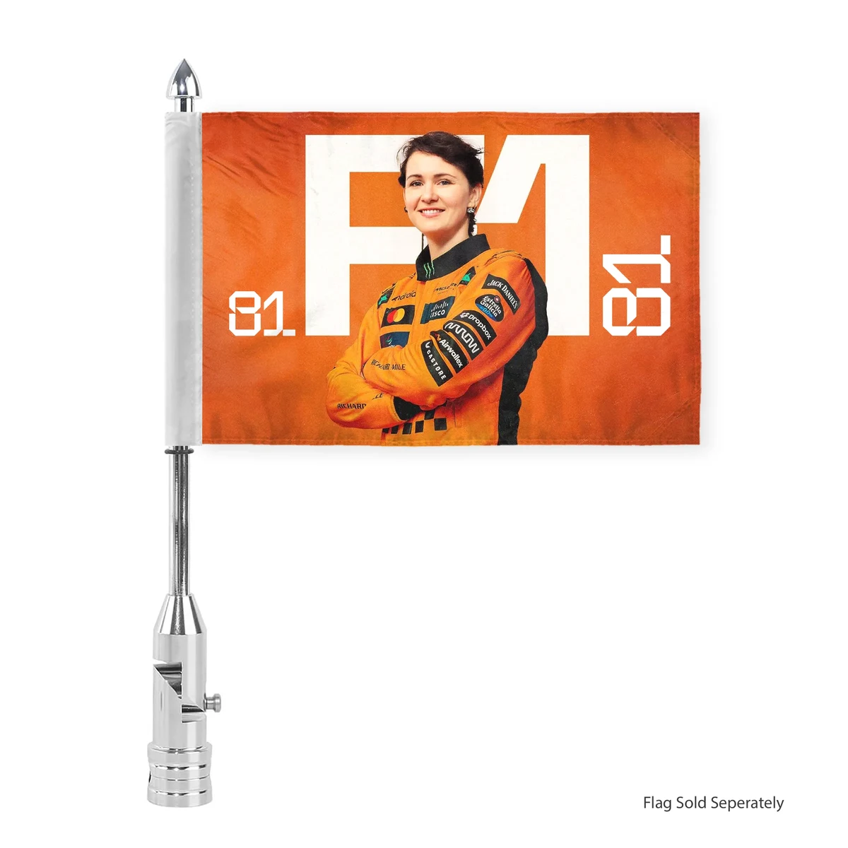 12.5" Premium Motorcycle Poles 1
