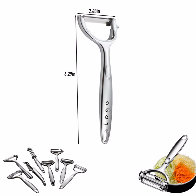 Multifunctional Zinc Alloy Peeler For Potatoes And Fruit