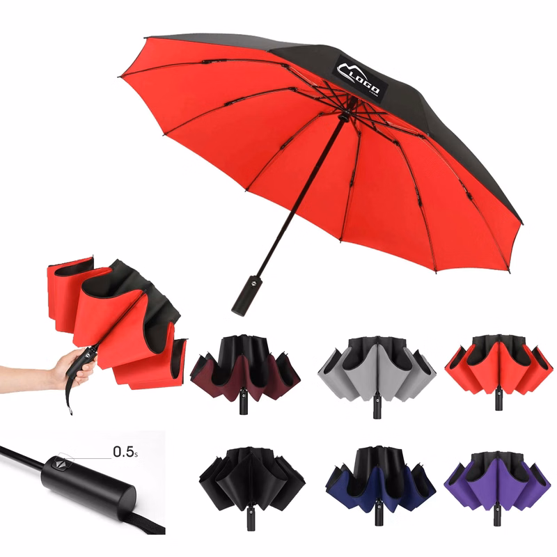 Full-automatic Foldable Reverse Umbrella