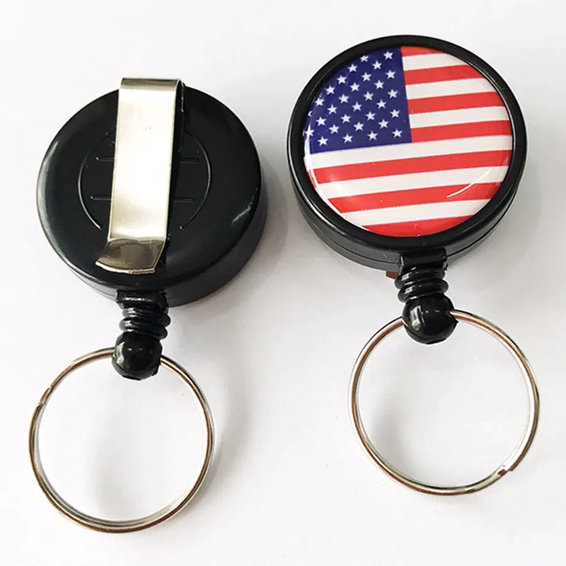Epoxy Clasp Reel Keychain