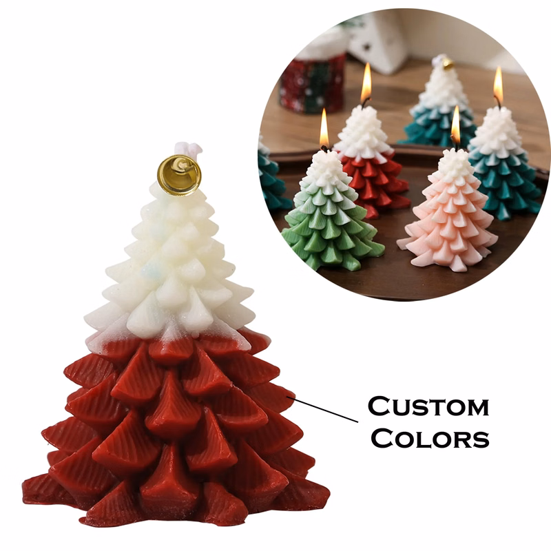 Custom Christmas Tree Scented Candle