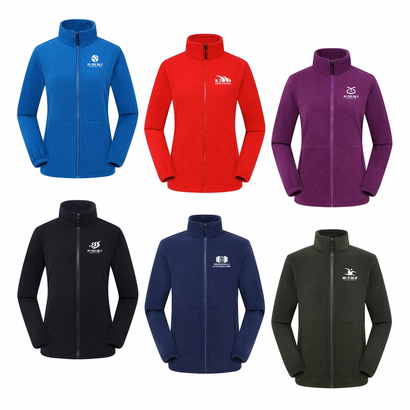 Full Zip Soft Polar Fleece Jacket