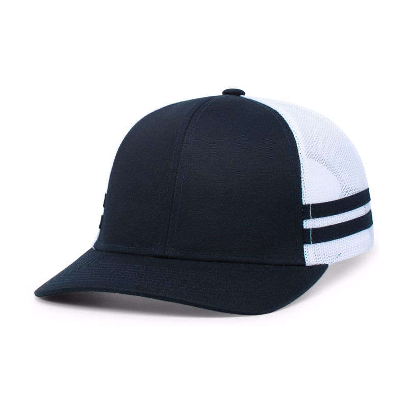 Low-Profile Stripe Trucker Cap