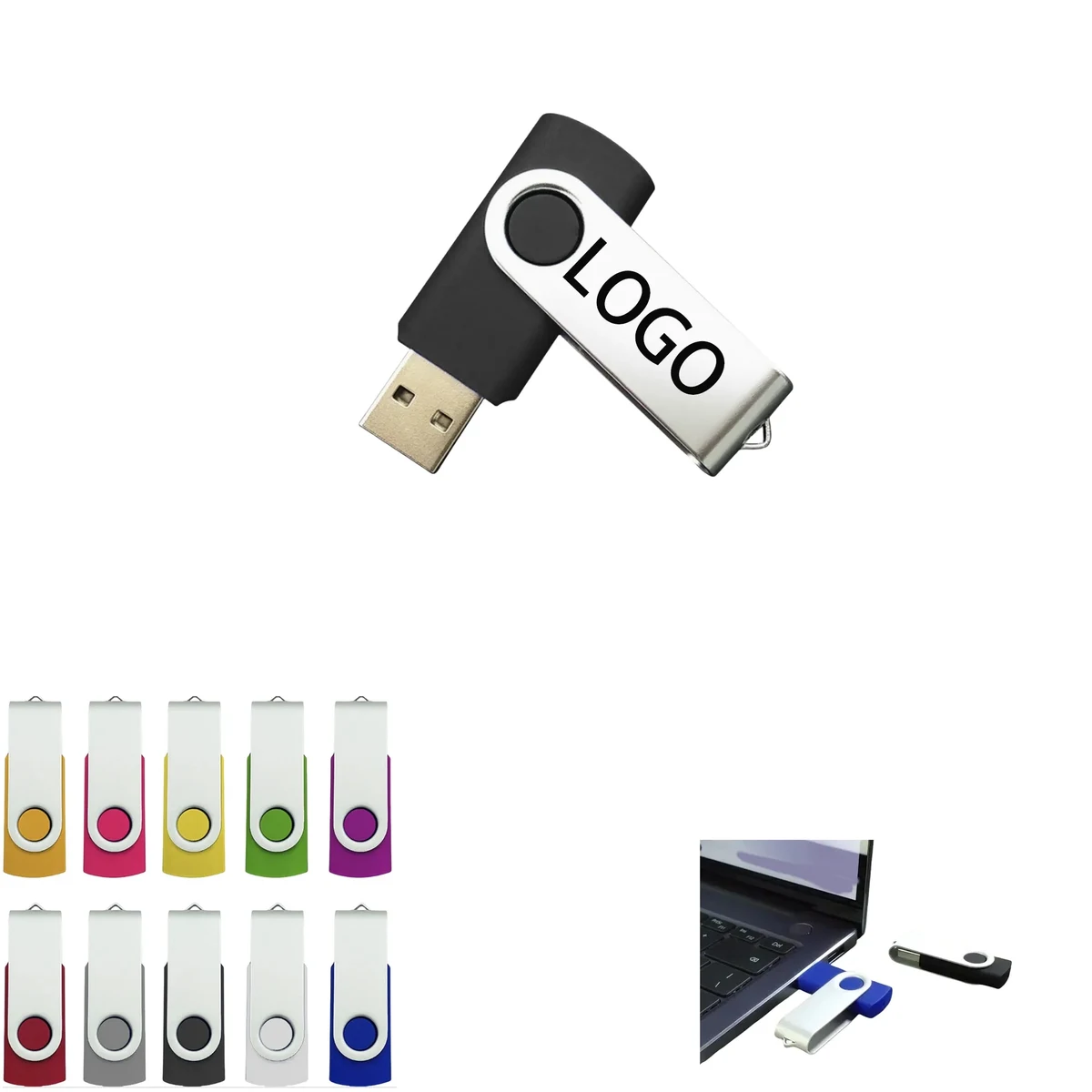 Customizable Swivel USB Drive 1