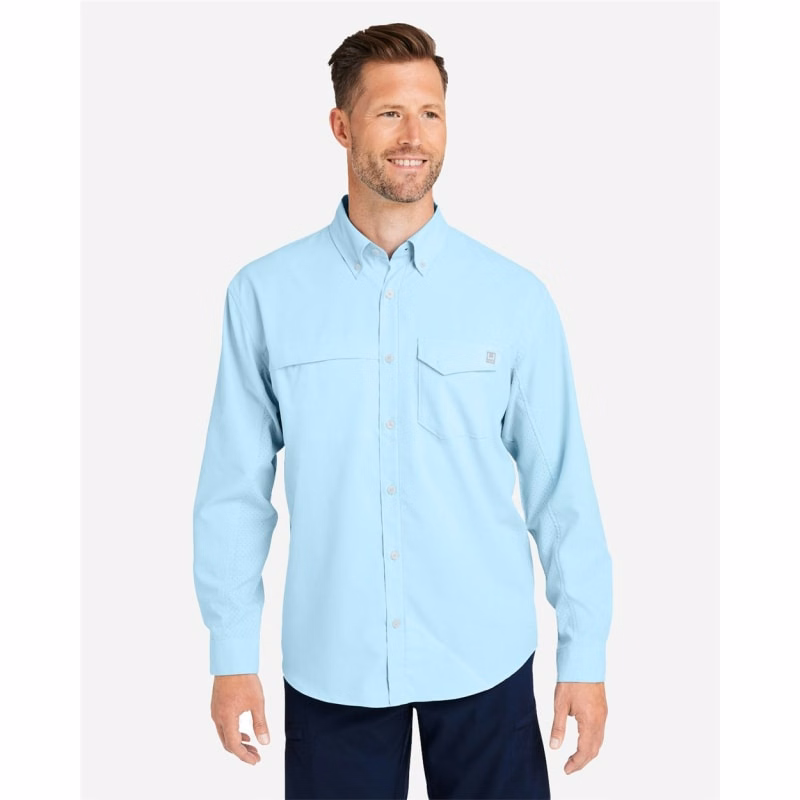 HUK Men's Tide Point Pocket Fishing Shirt - H150172