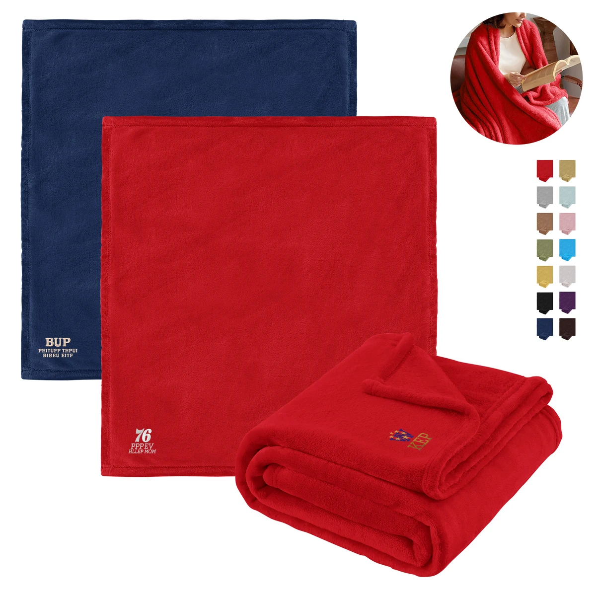 Full-color Digital Luxury Comfort Flannel Blanket 1