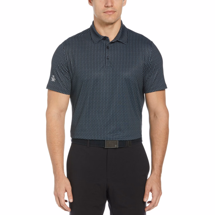 Original Penguin All-Over-Pete Printed Polo (Logo on Right Sleeve)