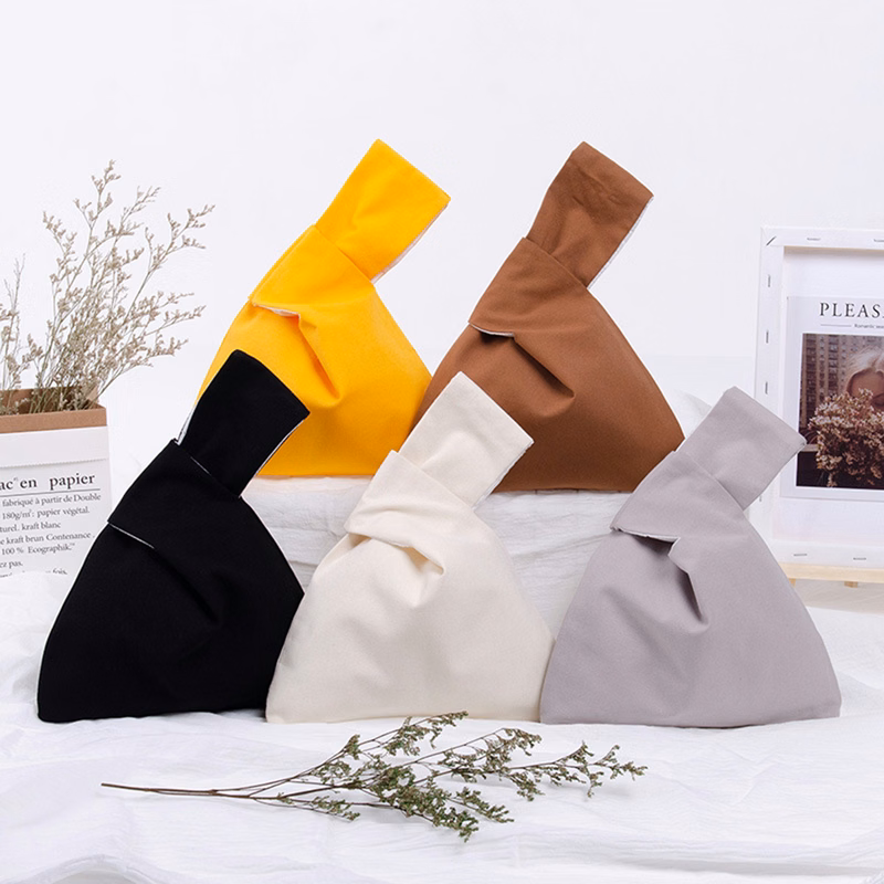 Washable Cotton Wrist Handbag