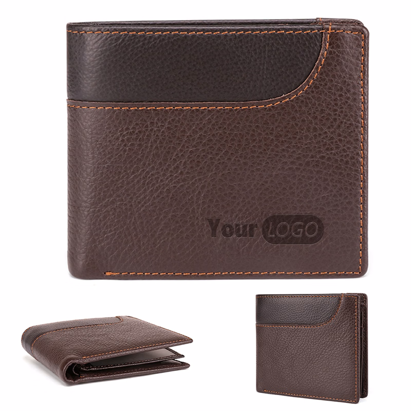 Cowhide Minimally Designed Multi Slot Zero Wallet