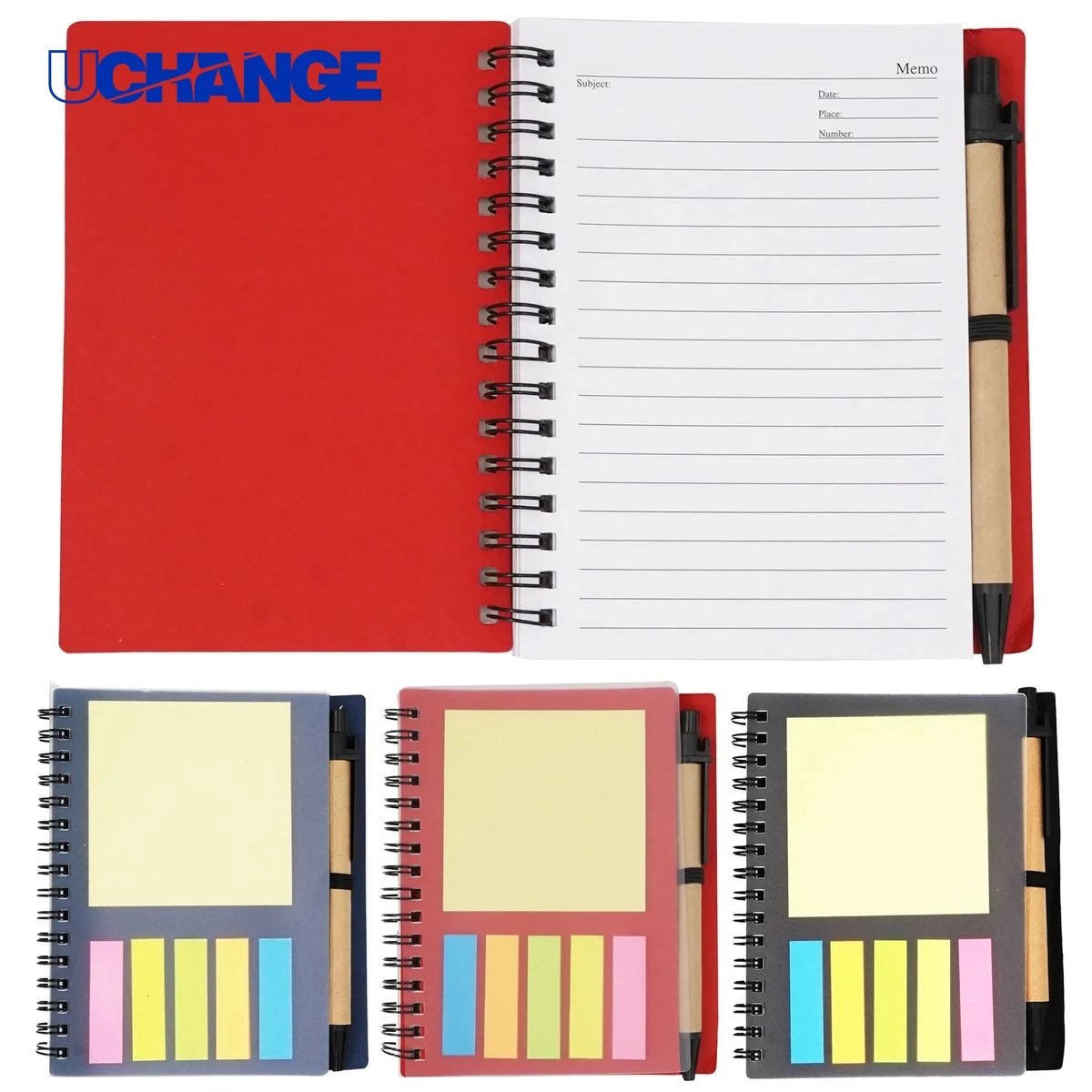 Paper Notebook Journal with Sticky Notes 1