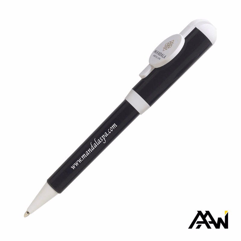 Jumbo VividPrint™ Billboard Twist Pen - White Accent