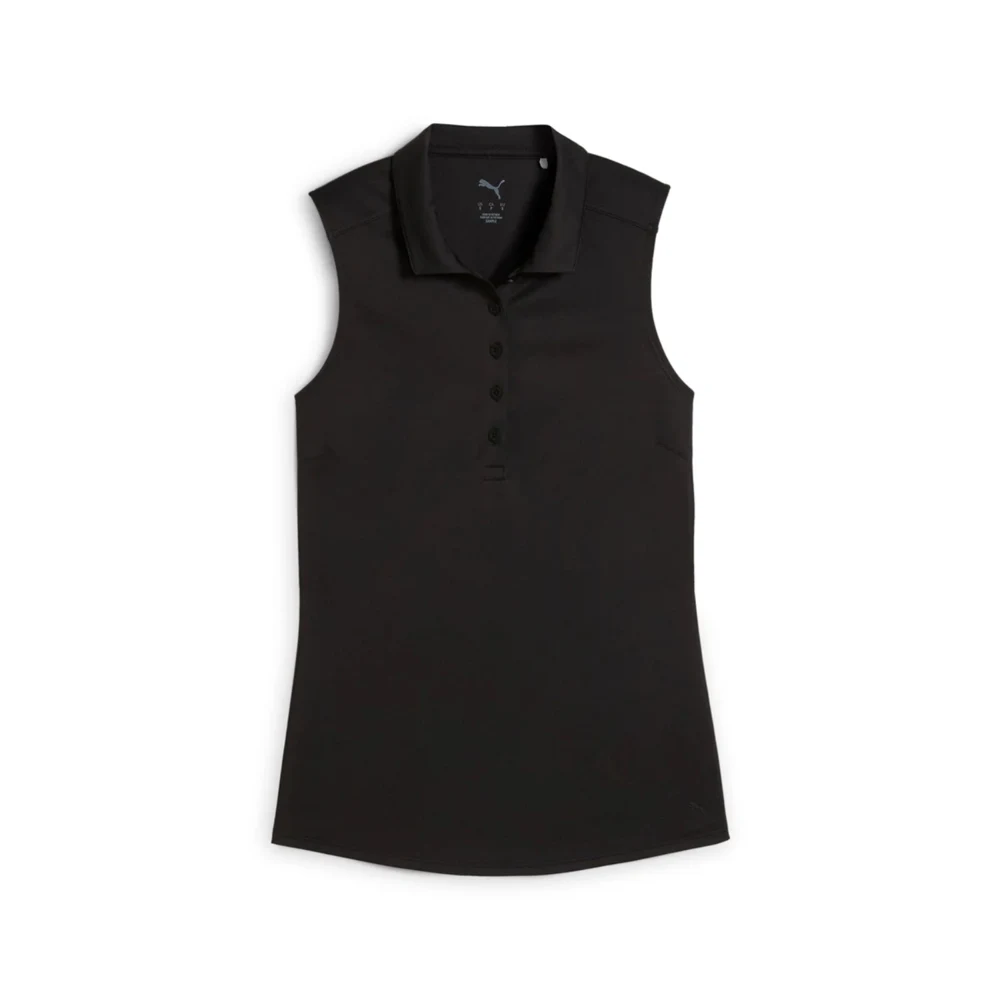 PUMA® Women's Pure 2.0 Sleeveless Golf Polo with UPF 40 Protection and Custom Logo 1