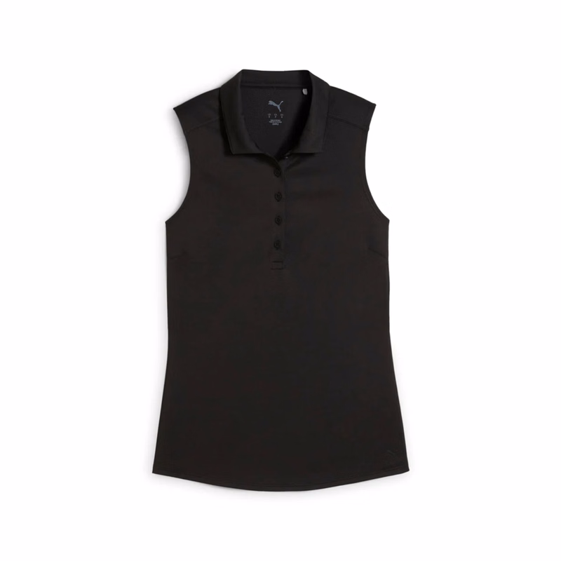 PUMA® Women's Pure 2.0 Sleeveless Golf Polo with UPF 40 Protection and Custom Logo