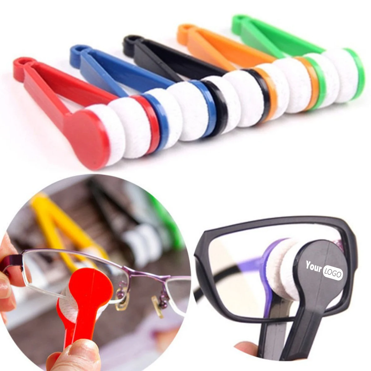 Plastic Double-Sided Portable Glasses Cleaner ?C Quick And Effective Lens Care 1