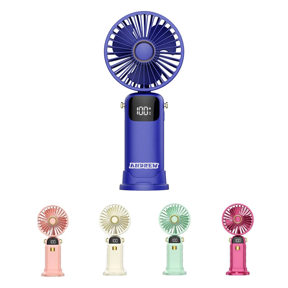 Rechargeable Mini Handheld Pocket Hanging Neck Cooling Fan 1
