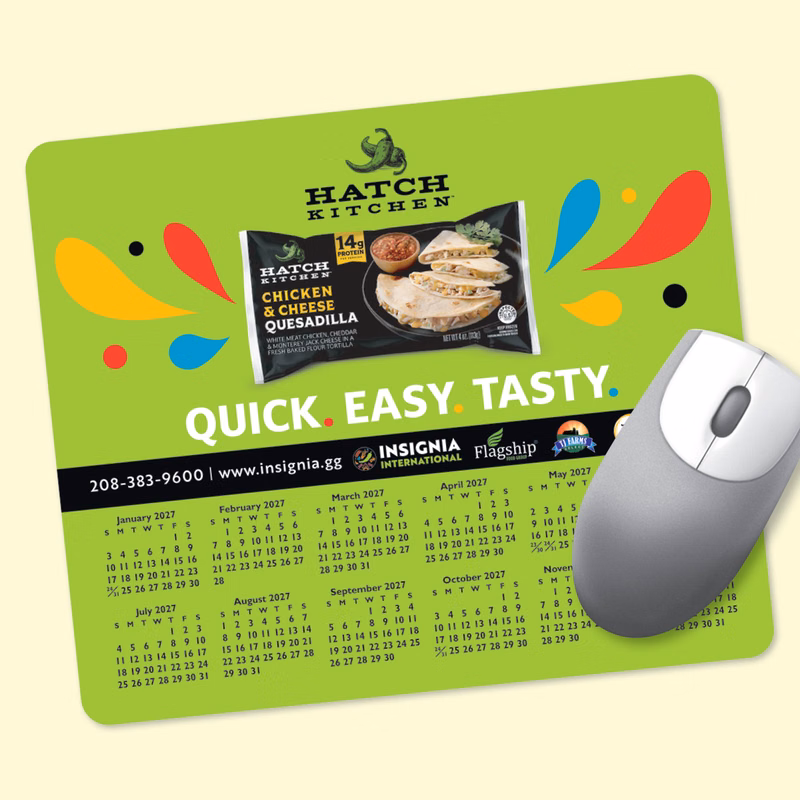 Barely There 8"x9.5"x.02" Ultra-Thin Calendar Mouse Pad