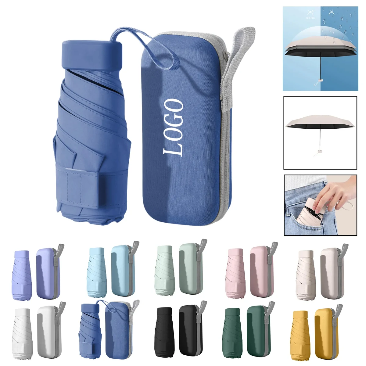 Portable Mini Folding Sun Umbrella 1