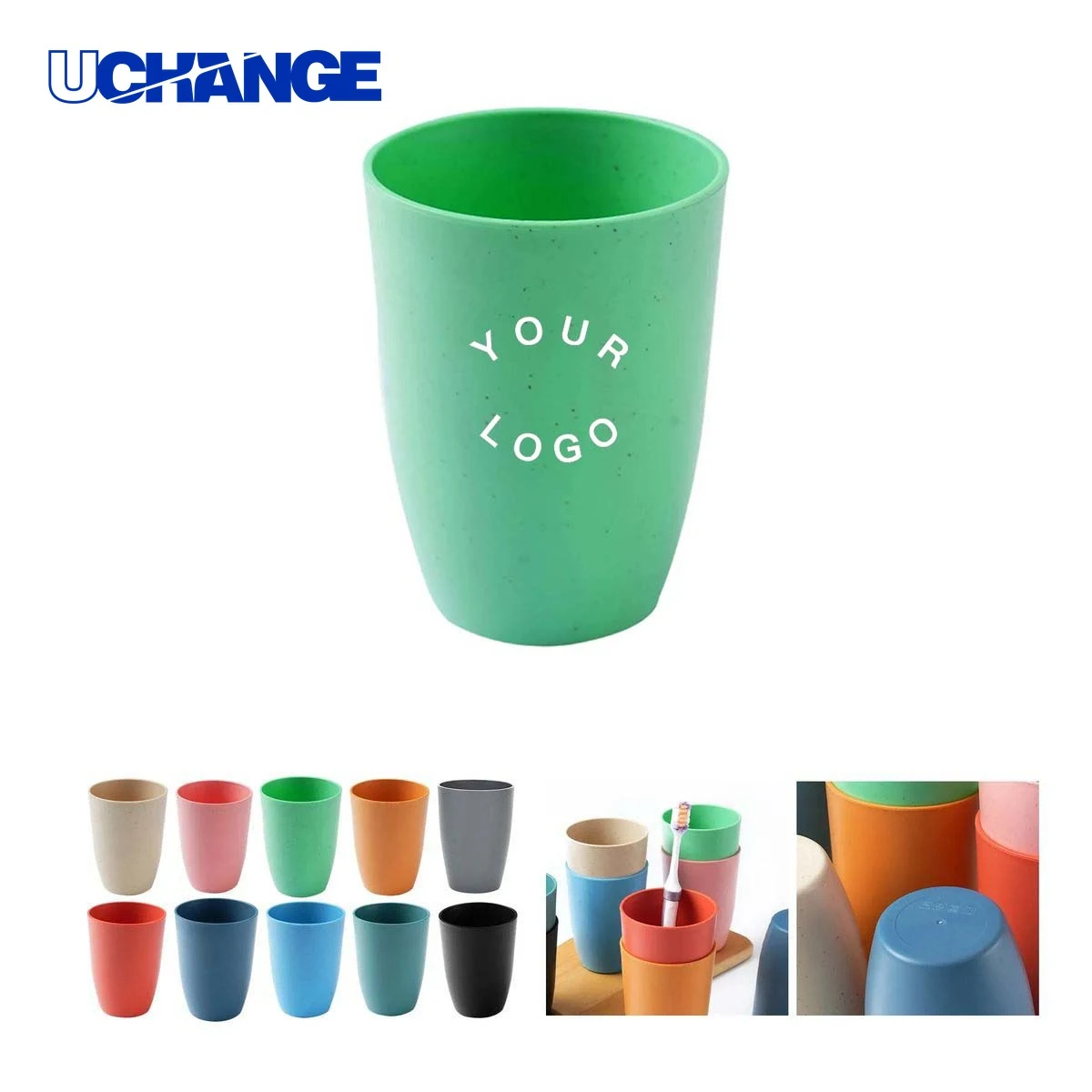 Wheat Straw Drinking Cup Drinkware Biodegradable and Durable 1