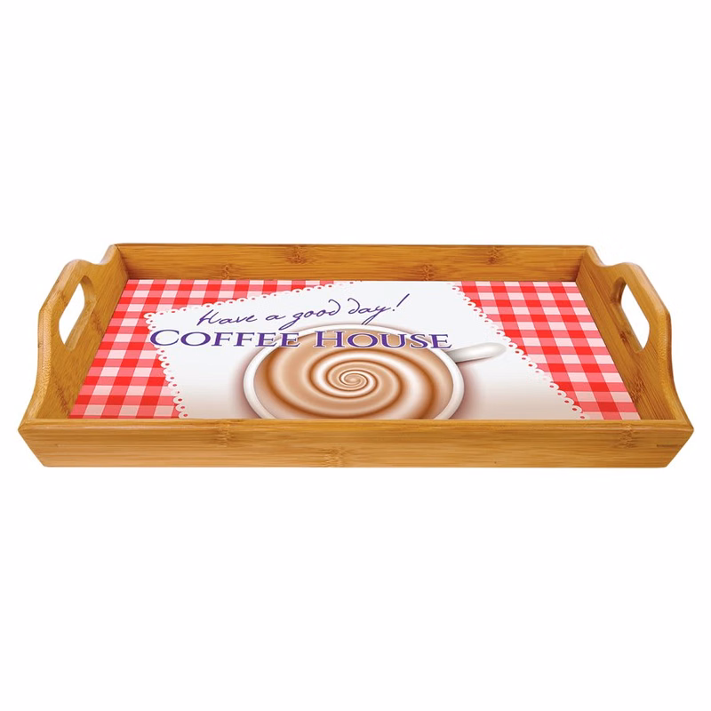 16 1/2" x 9 3/4" Bamboo Serving Tray