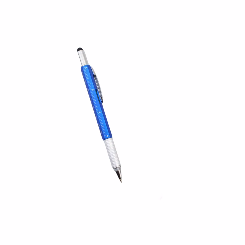 Six Function Multitool Ballpoint Pen With Stylus