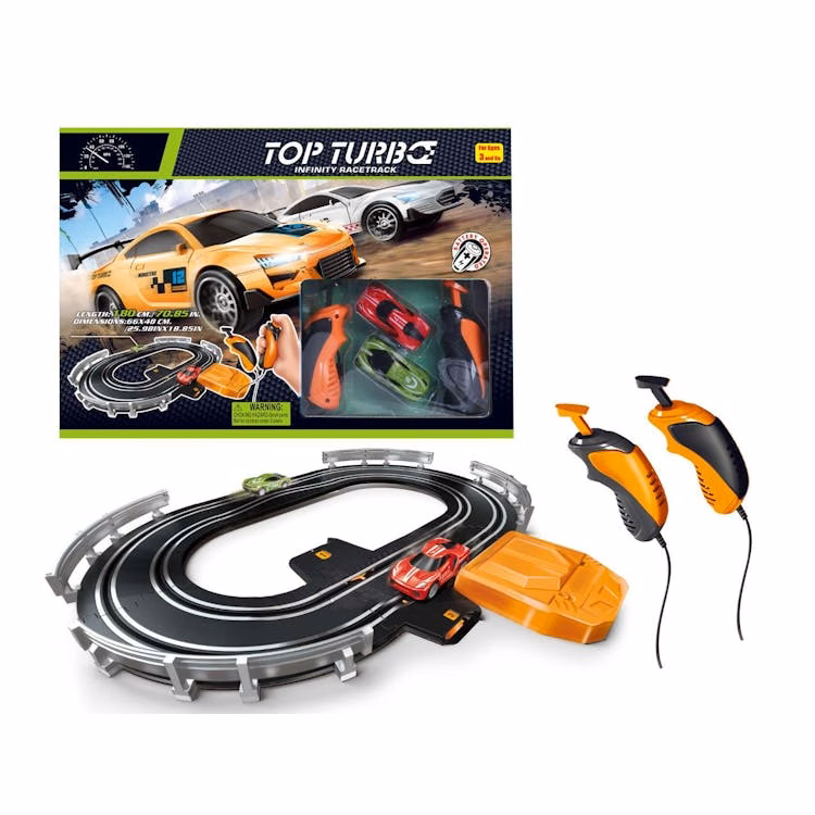 Turbo Charger Race Tracks with Cars and Accessories