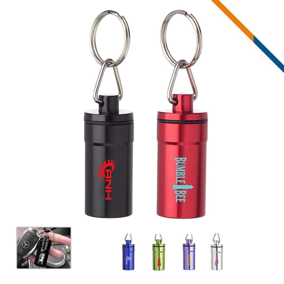 Alef Pill Bottle Keychain 1